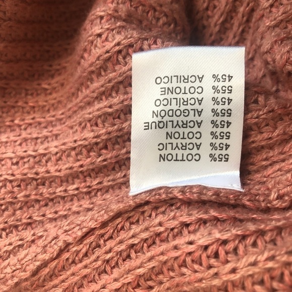 Just U in Women’s dark pink‎ knit sweater lace up S - Picture 8 of 8